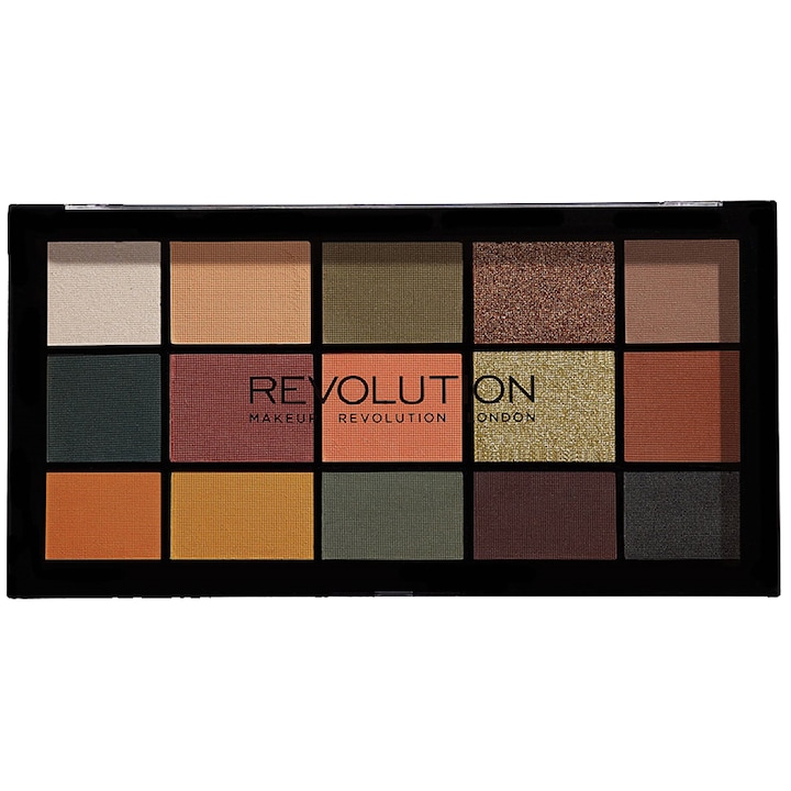 Палитра сенки за очи Makeup Revolution Re-Loaded Iconic Division, 16.5 гр