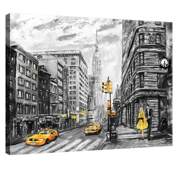 Tablou Canvas DEGRETS 78305 New York Arta, 40x60cm Tablou Canvas DEGRETS 78305 New York Arta, 40x60cm