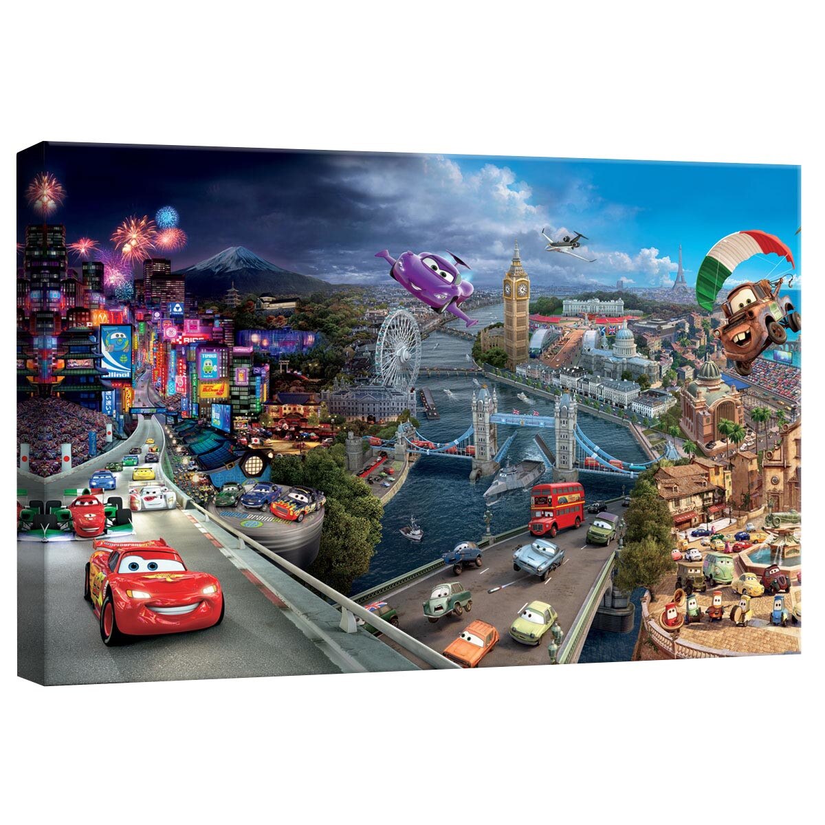 Tablou Canvas DEGRETS 78316 Faruri de masini, 40x60cm