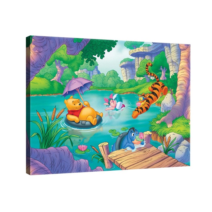 Tablou Canvas DEGRETS 78323 Winnie the Pooh amuzant, 40x60cm