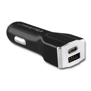 Incarcator auto Qoltec, 12-24V, 27W, 5V, 3A, USB 2.0 cu USB, tip C Incarcator auto Qoltec, 12-24V, 27W, 5V, 3A, USB 2.0 cu USB, tip C