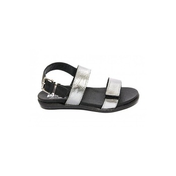 Sandale fete Corso, argintiu/negru, PJ Shoes, 32 EU Sandale fete Corso, argintiu/negru, PJ Shoes, 32 EU