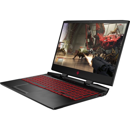 Laptop Gaming OMEN by HP 15-dc1016nq cu procesor Intel® Core™ i7-8750H pana la 4.10 GHz, Coffee Lake, 15.6", Full HD, IPS, 8GB, 1TB, NVIDIA GeForce RTX 2060 6GB, Free DOS, Shadow Black