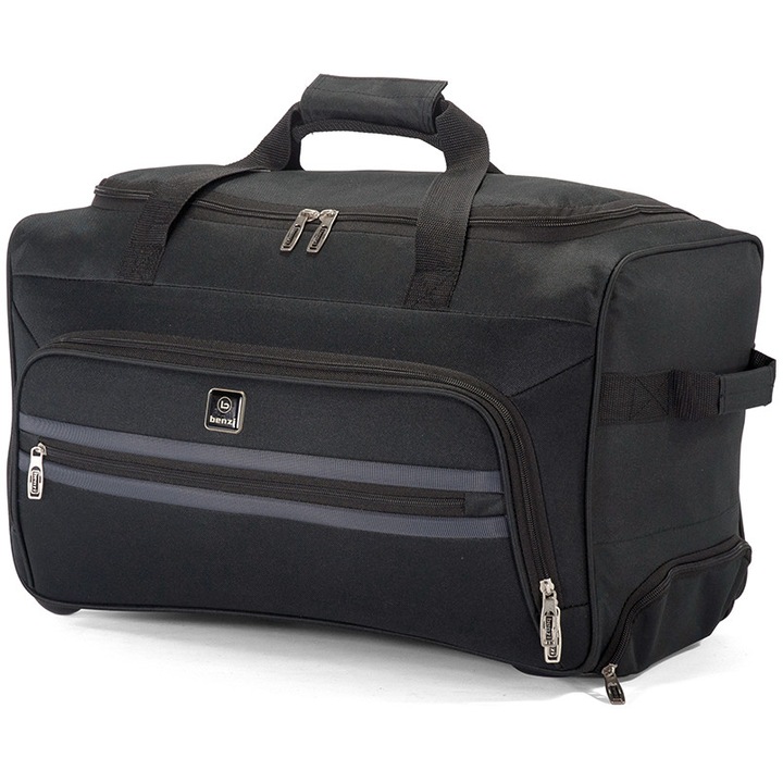 Gurulós utazótáska, Benzi, BZ 5387 - 67W, Fekete