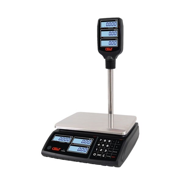 Cantar Comercial Dibal Cely PI-100 P, cu Brat, 6/15 kg