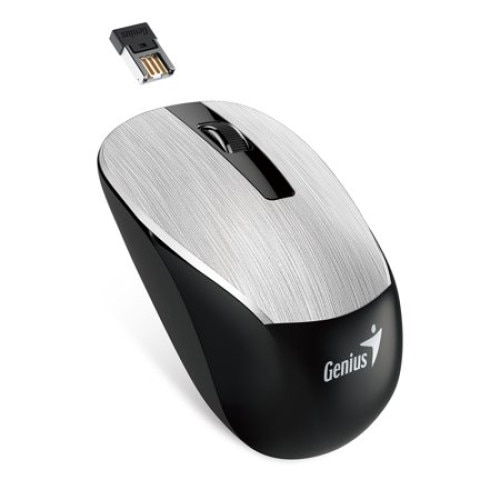 Mouse wireless Genius NX-7015, argintiu