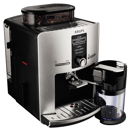 Espressor automat Krups Latt'Espress silver EA829E, 1450 W, 15 bari, 1.7 l, Argintiu