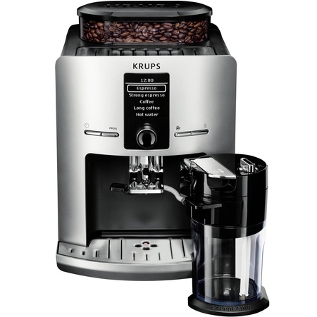 Espressor automat Krups Latt'Espress silver EA829E, 1450 W, 15 bari, 1.7 l, Argintiu