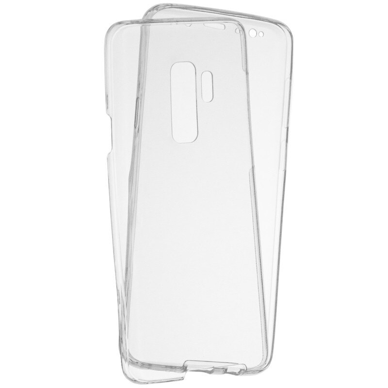 Husa protectie pentru Samsung Galaxy S9+ Plus, Silicon, Protectie Fata/Spate-360Grade, Ultra Slim, Transparenta