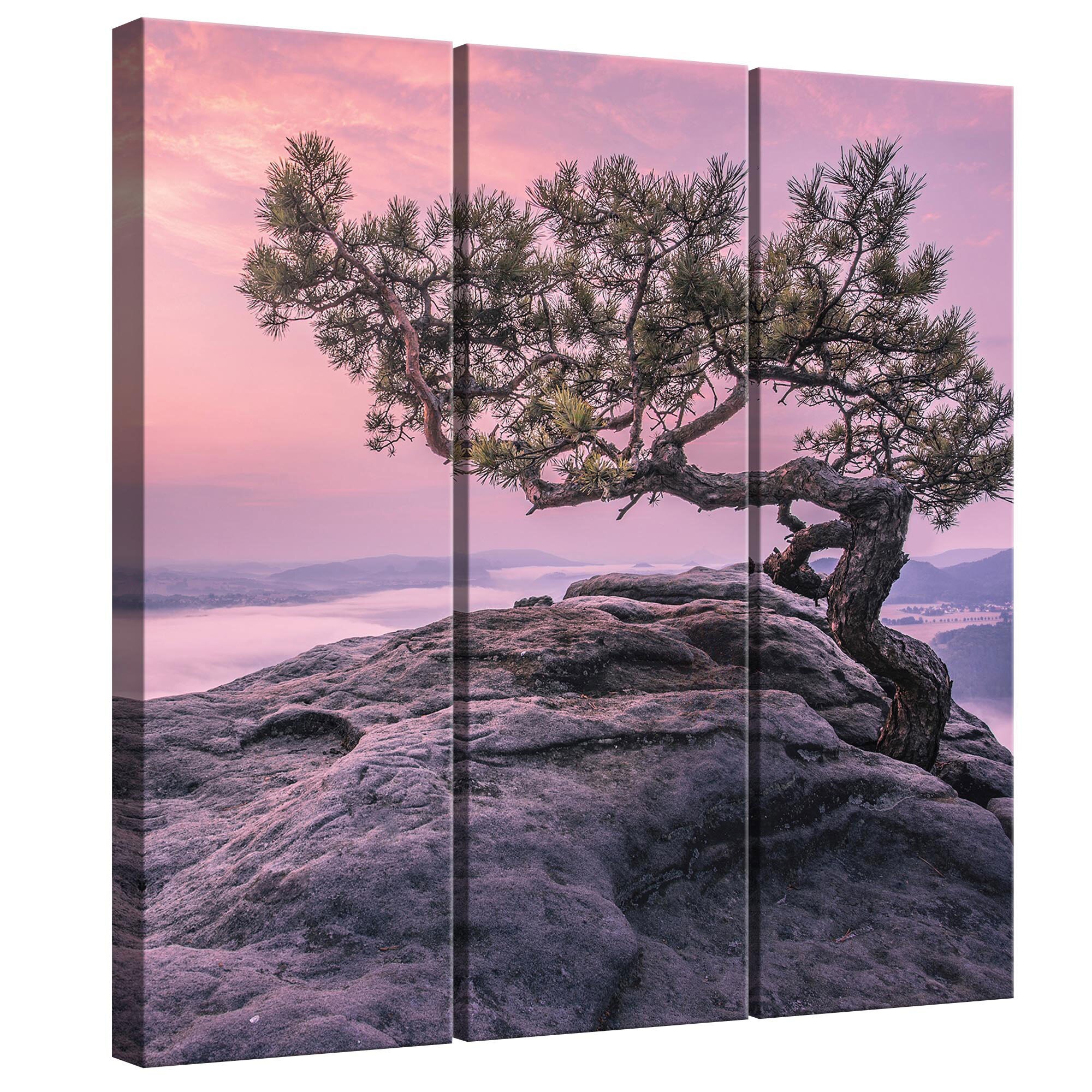 Set Tablouri DEGRETS 78337 Canvas, 100 x 90 cm, 3 piese (3x100x30cm), Lumea viselor 1