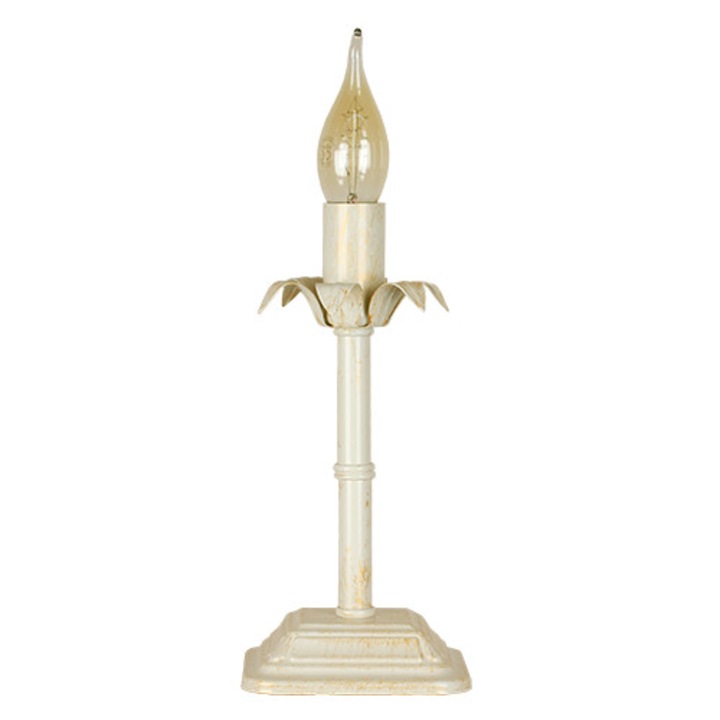 Lampa de masa LIGHTSTYLE Antique 1xE14, Crem