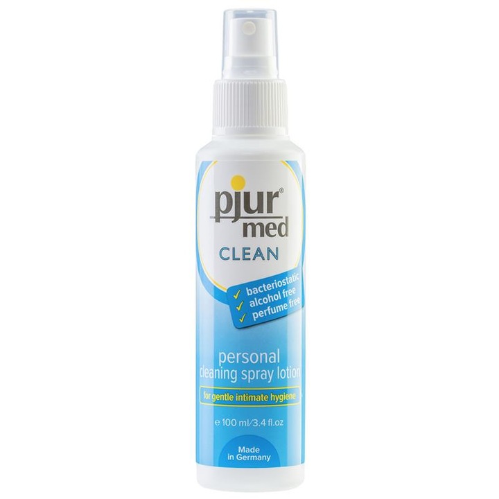 Интимен дезинфектант Pjur Med Clean, Тип спрей, 100 мл