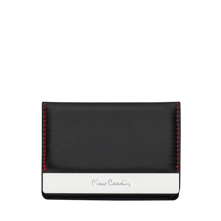 Визитник Димс-92 Pierre Cardin PCN012, Черен, Еко кожа