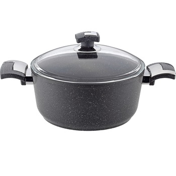 Oala cu capac Bonera Granite, 24 cm Oala cu capac Bonera Granite, 24 cm