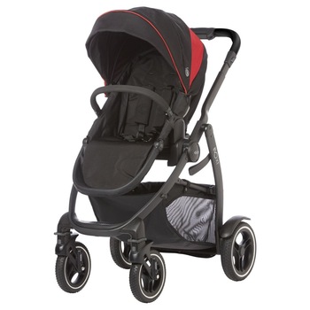 Carucior sport Graco Evo XT, pliabil, Negru/Rosu Carucior sport Graco Evo XT, pliabil, Negru/Rosu