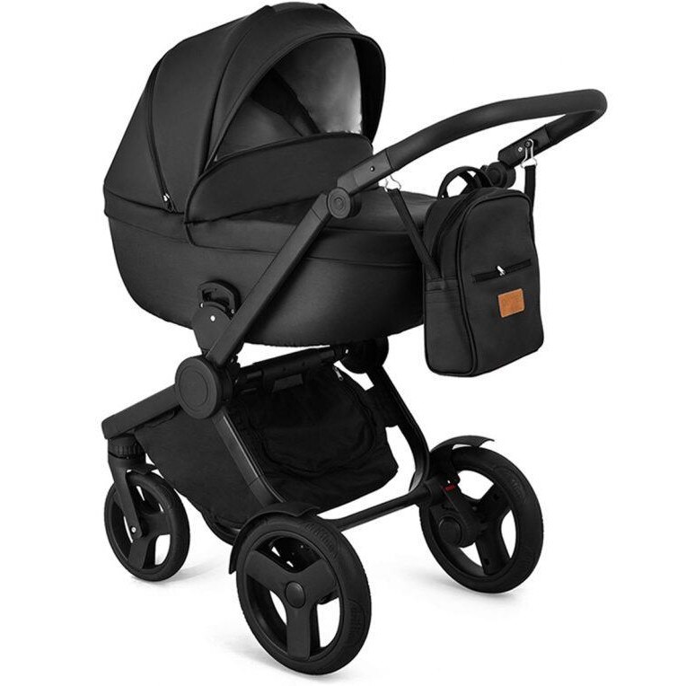 Carucior Qumes Flow, 2 in 1, Negru