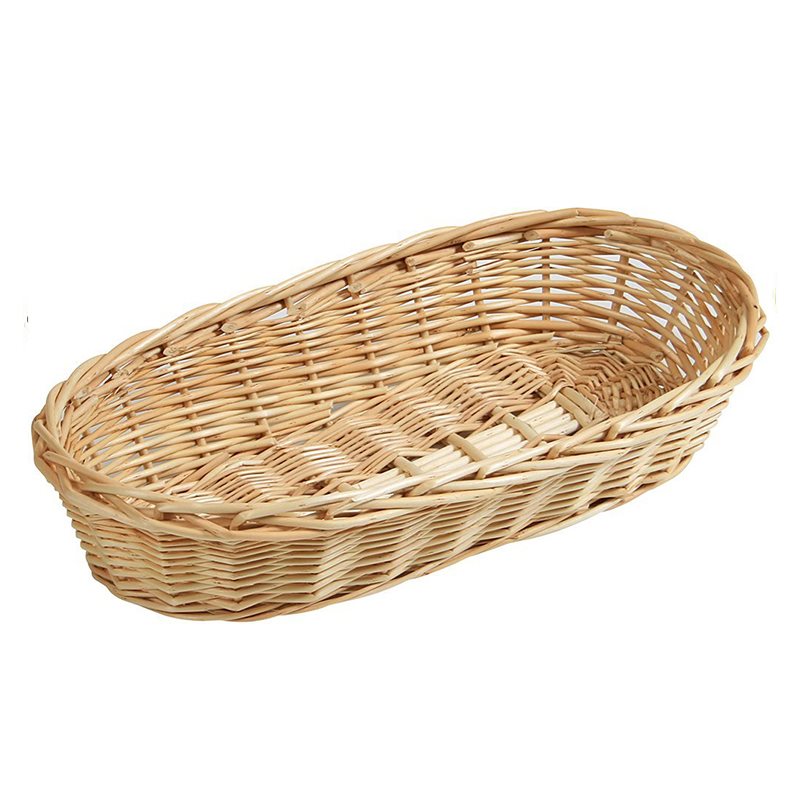 Cos oval pentru paine 38 x 18 cm, salcie - Kesper