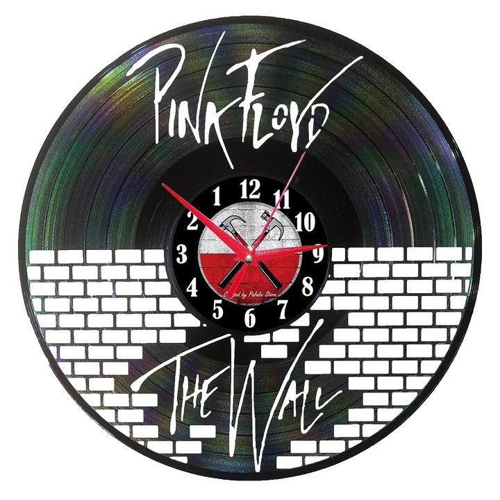 Ceas de perete disc vinil sens invers - Pink Floyd