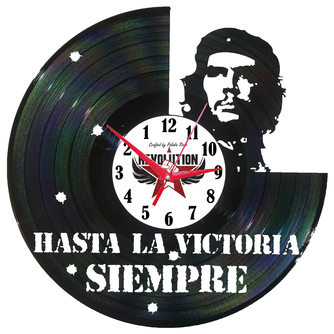 Ceas de perete disc vinil sens invers - Che Guevara