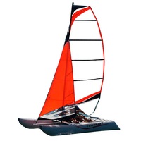Barca cu Vele, Minicatamaran, 420 Instinct, Lungime 4.2 m, Vela 6.5 m2, Foc 3.2 m2, 52kg, 4 Persoane