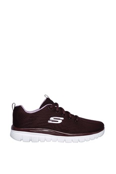 Skechers, Pantofi sport din material tricotat Graceful Get Connected Skechers, Pantofi sport din material tricotat Graceful Get Connected