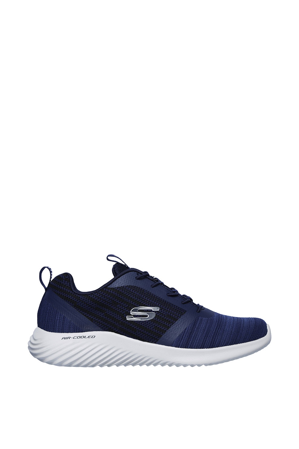 Skechers, Pantofi sport cu insertii de piele ecologica Bounder