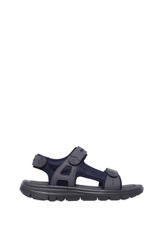 Skechers, Sandale de piele ecologica cu velcro Upwell Skechers, Sandale de piele ecologica cu velcro Upwell
