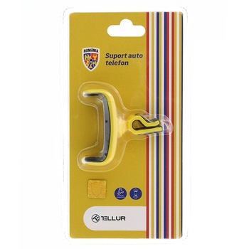 Suport auto Tellur FRF pentru telefon, Galben Suport auto Tellur FRF pentru telefon, Galben