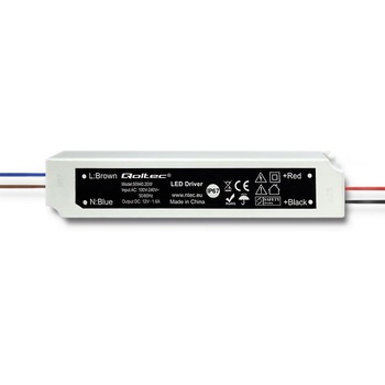 Sursa alimentare Qoltec Impulse, IP67, 100V-240V, 20W, 12V, 1.6A Sursa alimentare Qoltec Impulse, IP67, 100V-240V, 20W, 12V, 1.6A