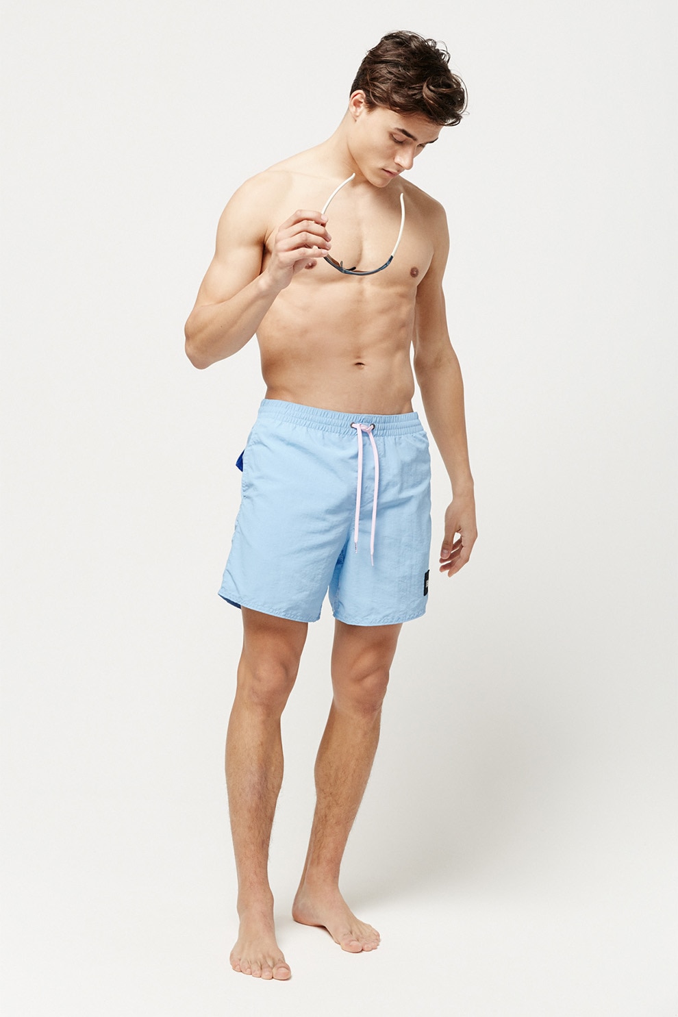 O'Neill, Pantaloni scurti de baie, cu snur Vert, Bleu