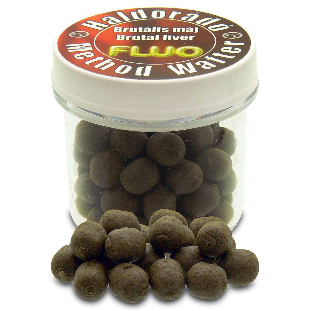 Pelete,Haldorado,Fluo Method Wafter 8 mm - Brutal Liver 10 g