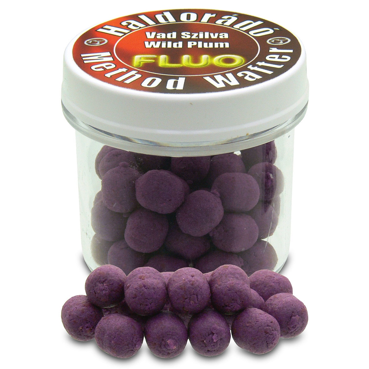 Pelete,Haldorado,Fluo Method Wafter 8 mm - Wild Plum 10 g