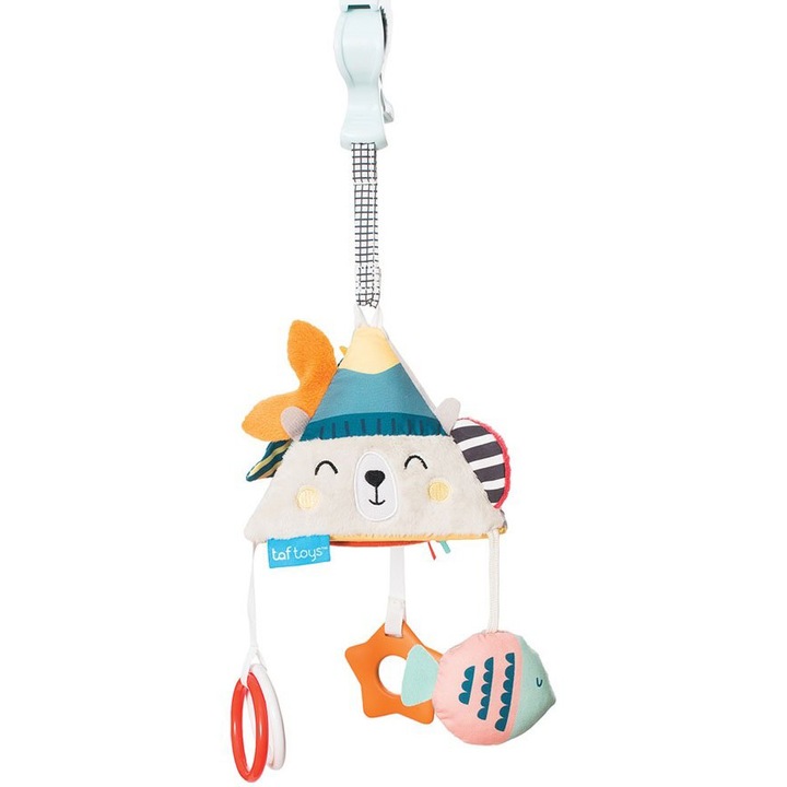 Jucarie Pentru Carucior, Taf Toys, Mini Carusel, Piramida Polul Nord, Multicolor, 0L+