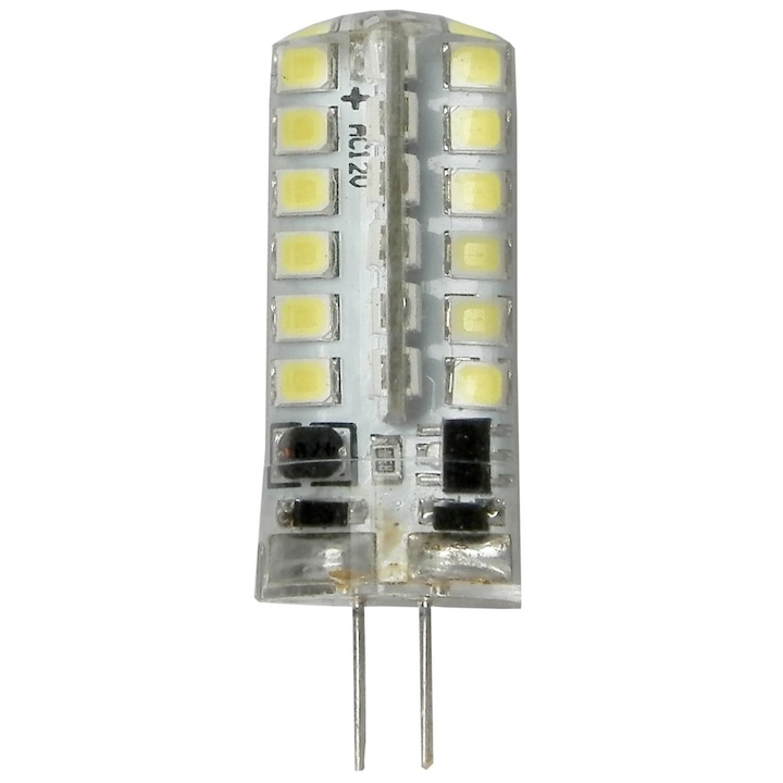 Bec LED G4, 12V, lumina rece, 5W
