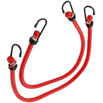 Set doua corzi elastice cu carlig 8mm cu 150 cm Set doua corzi elastice cu carlig 8mm cu 150 cm