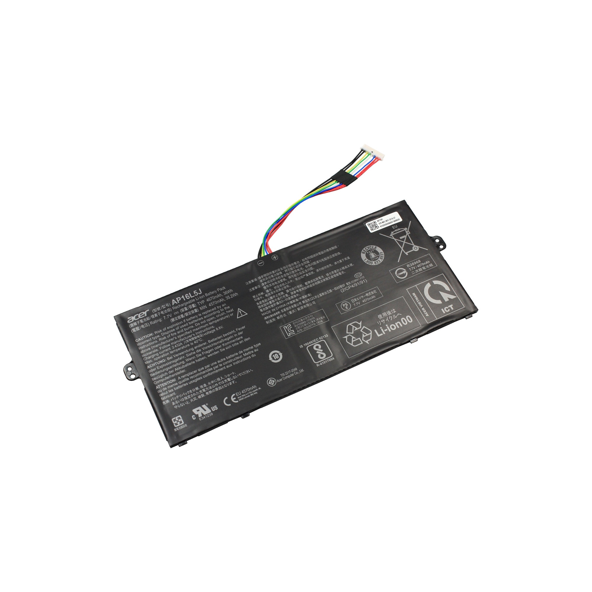 Baterie originala Acer KT.00205.008, model AP16L5J, 35.2Wh, 2 celule