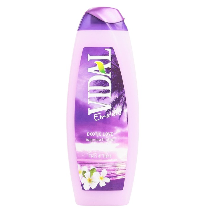 Gel de Dus Vidal Flori de Tiare, 500ml