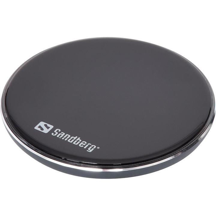 Incarcator Wireless Sandberg, Pad, 10W, Negru