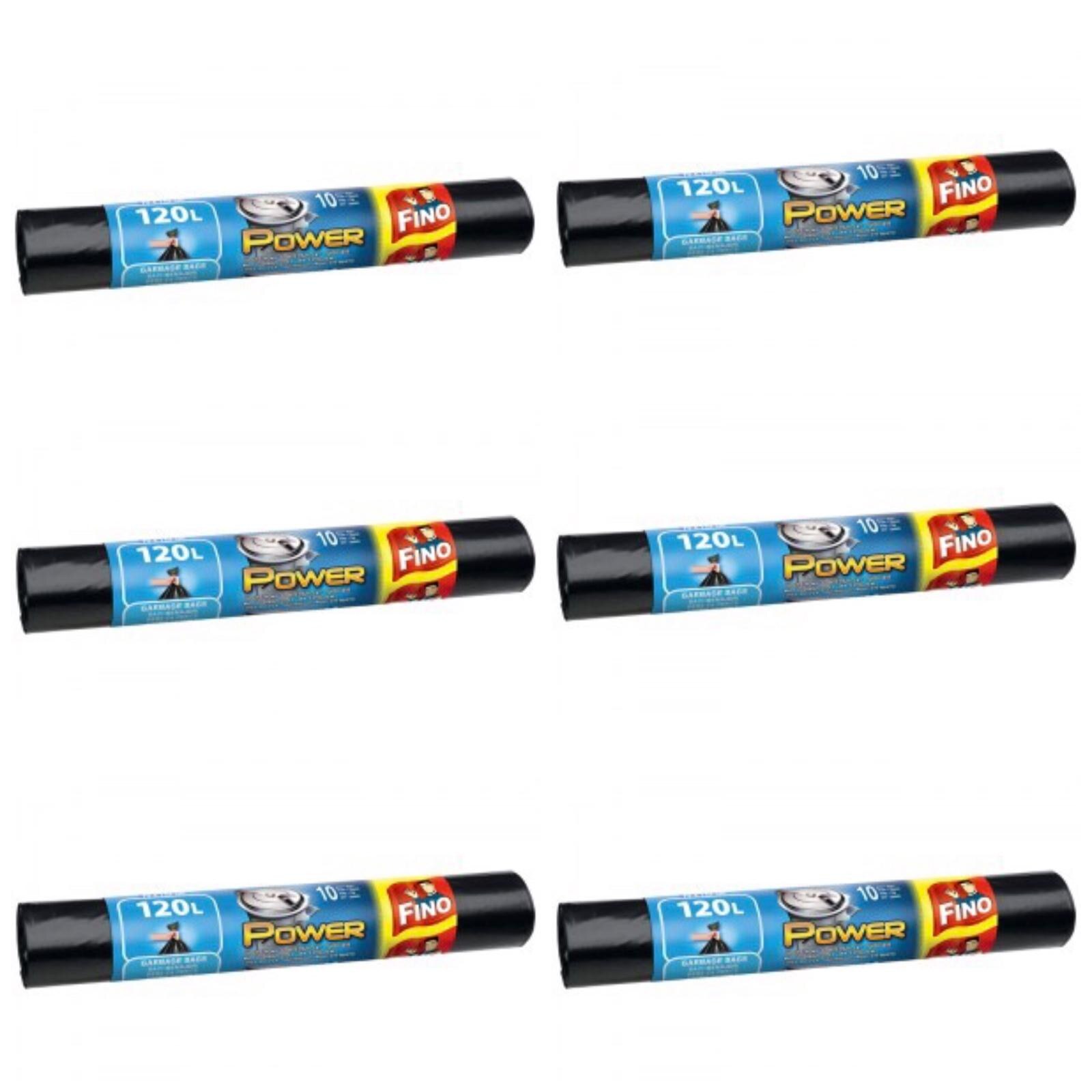 Pachet 6 bucati Saci Pubela 120L, 10bucati/rola