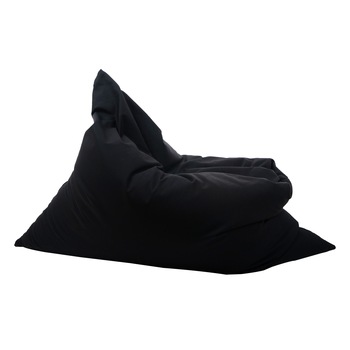 Fotoliu pentru copii sau adulti cu husa detasabila, negru, 120 x 100 cm Fotoliu pentru copii sau adulti cu husa detasabila, negru, 120 x 100 cm