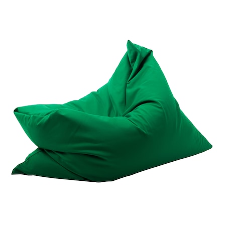 Fotoliu puf pentru copii sau adulti cu husa detasabila, verde, 120 x 100 cm, beanbag