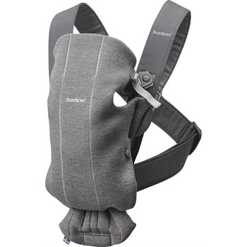 Marsupiu anatomic BabyBjorn Mini, Gri inchis Marsupiu anatomic BabyBjorn Mini, Gri inchis