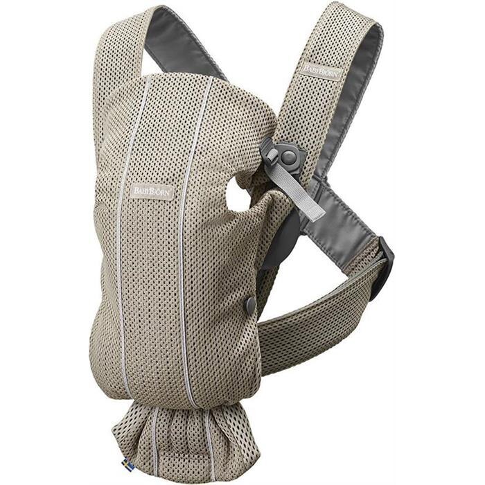 Marsupiu anatomic BabyBjorn Mini, Crem