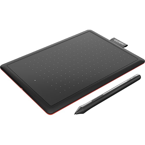 Tableta grafica Wacom One Small, Negru/Rosu