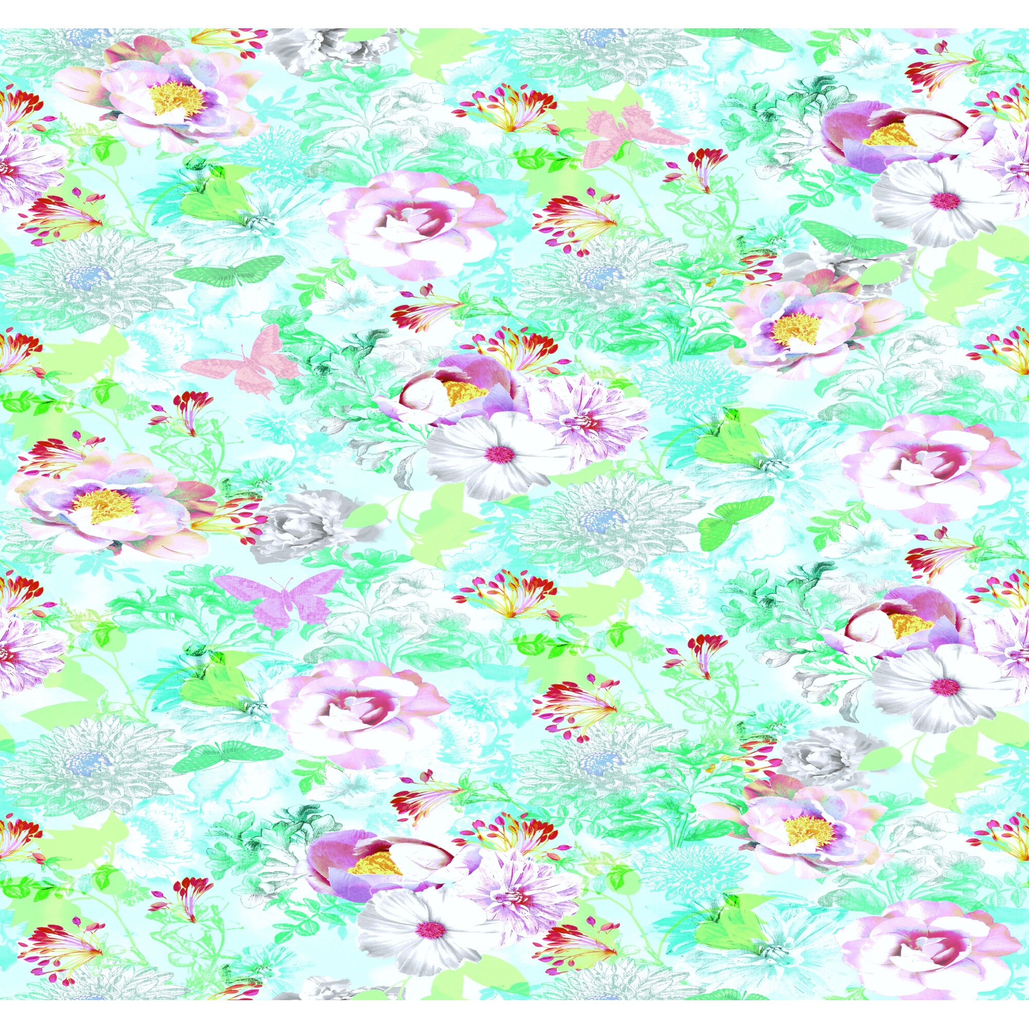 Autocolant d-c-fix Sunland flori de vara 45cmx1.5m