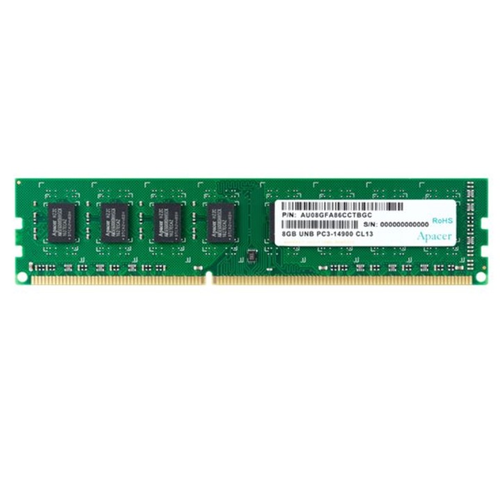 Apacer 8GB DDR3 1600Mhz, 133655, Memória