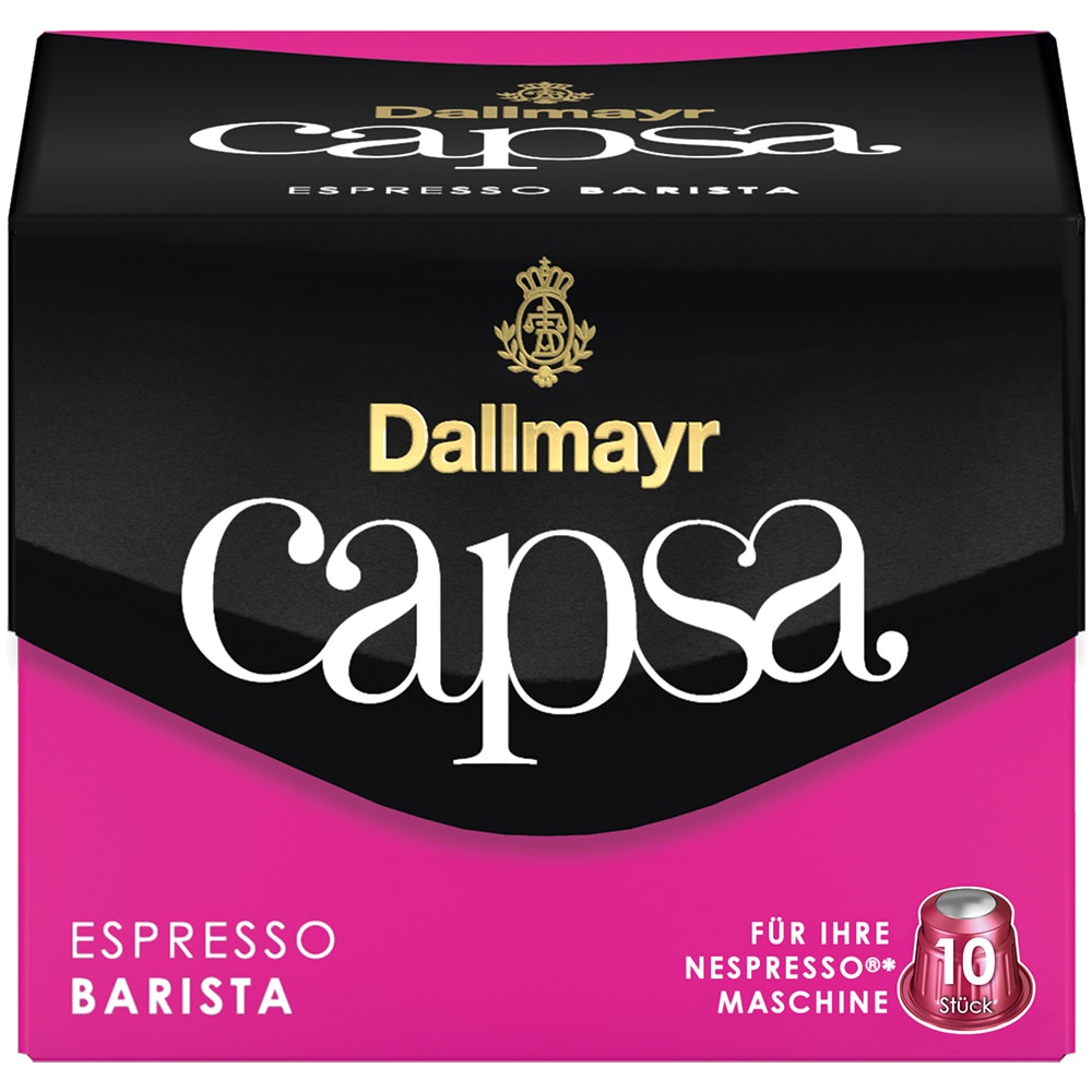 Capsule Cafea Dallmayr Capsa Espresso Barista, compatibil Nespresso, 10 capsule, 56 gr.