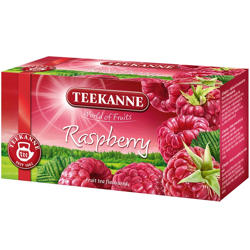 Ceai Teekanne Raspberry, 20 pliculete, 45 gr.