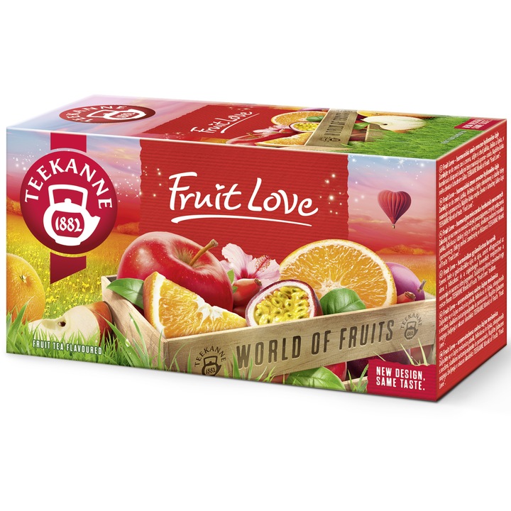 Ceai Teekanne Fruit Love, 20 pliculete, 45 gr.