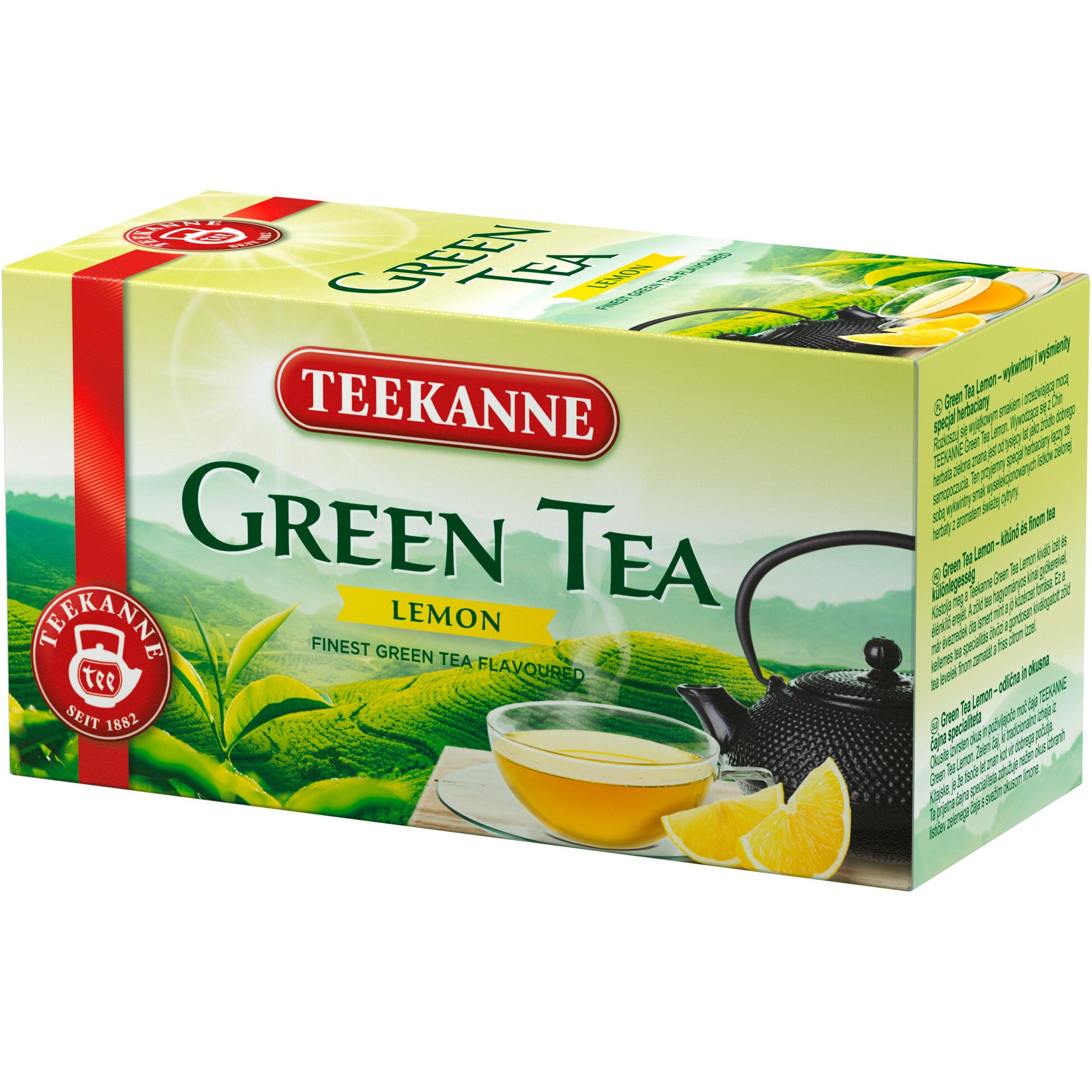 Ceai Teekanne Green Tea Lemon, 20 pliculete, 35 gr.